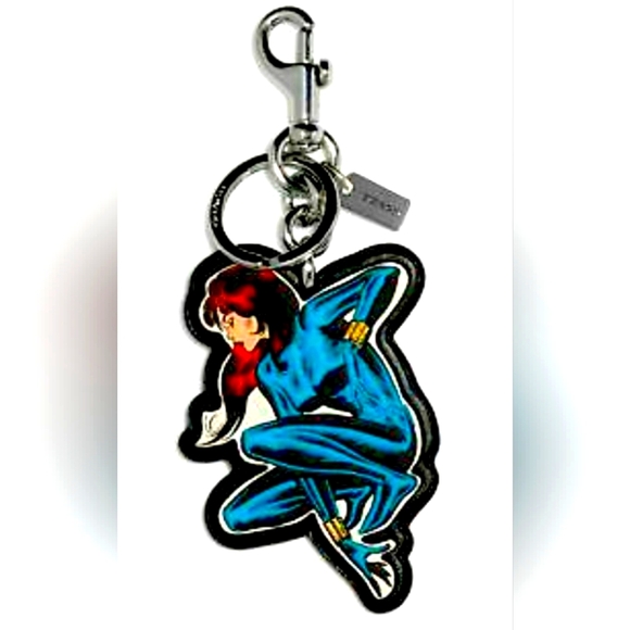 Coach X Marvel Black Widow Charm - Picture 1 of 3